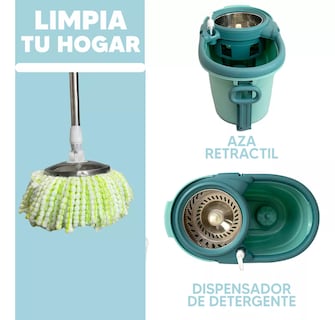 Foto 2 | Trapeador con Cubeta Giratoria Automático