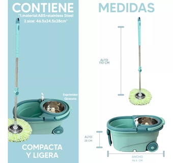 Foto 4 | Trapeador con Cubeta Giratoria Automático