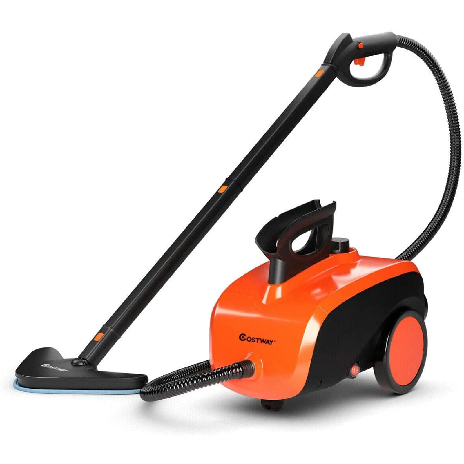 Foto 2 pulgar | Limpiador a Vapor Costway Multiusos 1.5l 1500w Naranja - Venta Internacional