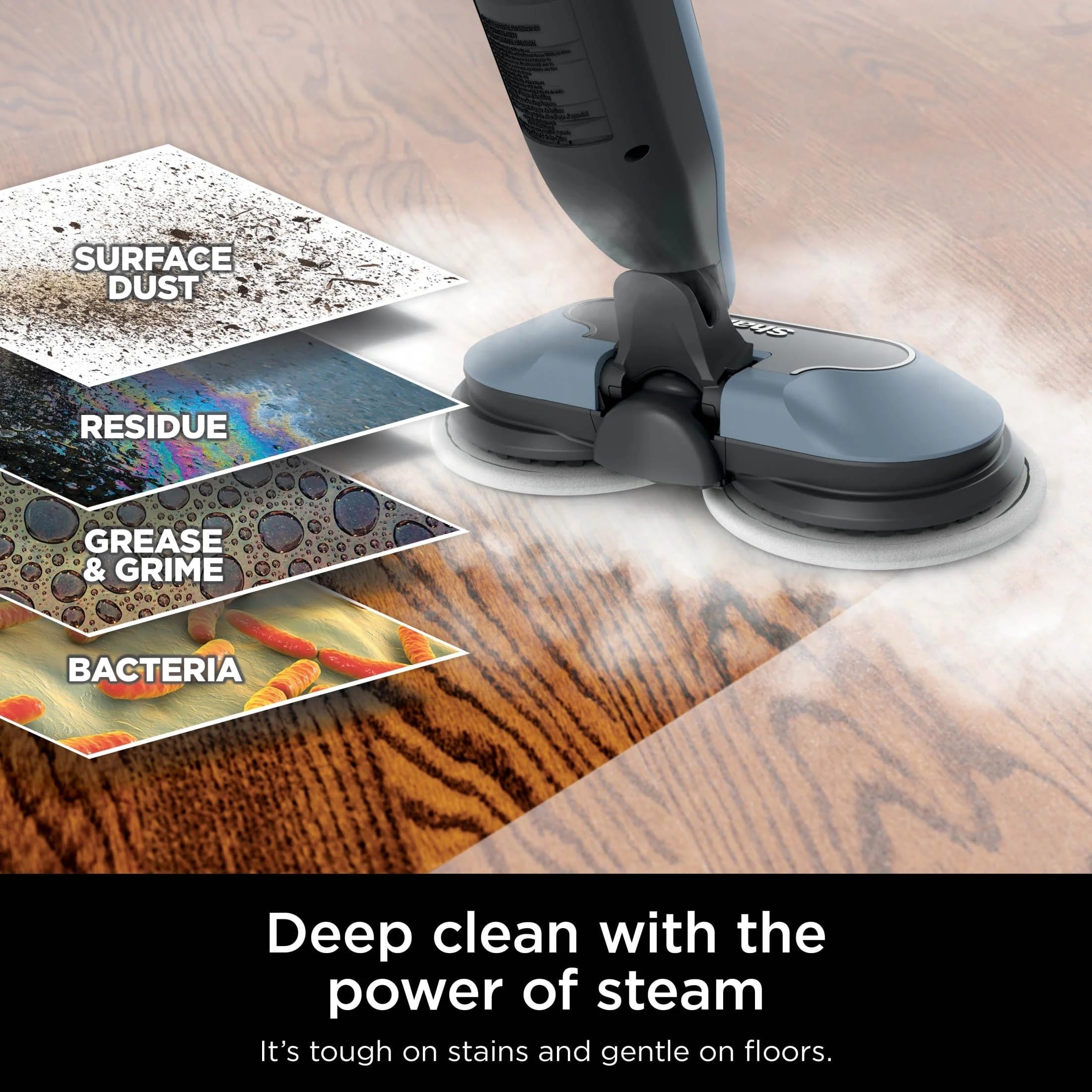 Foto 3 pulgar | Reacondicionado Steam Mop Shark S8000 Steam & Scrub Para Suelos Duros, Todo En Uno - Venta Internacional.