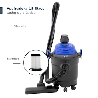 Foto 2 | Aspiradora Seco 3.9 Galones Voltio de Tacho 600w 110v Negro