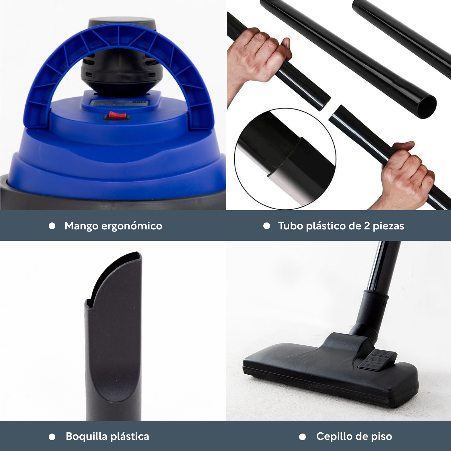 Foto 7 pulgar | Aspiradora Seco 3.9 Galones Voltio de Tacho 600w 110v Negro