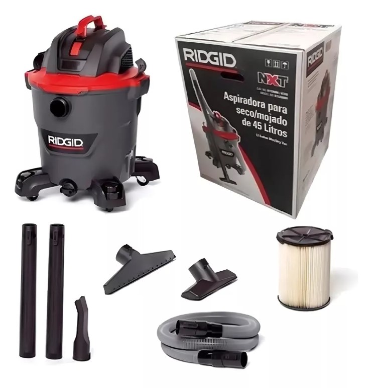 Foto 5 pulgar | Aspiradora Seco/mojado Ridgid Nxt Rt1200mo De 12 Galones Color Negro/rojo