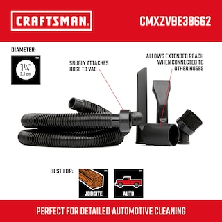 Foto 2 | Kit De Accesorios Para Aspiradora En Seco Y Húmedo Para Limpieza De Automóviles Craftsman Cmxzvbe38662 - Venta In