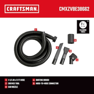 Foto 3 | Kit De Accesorios Para Aspiradora En Seco Y Húmedo Para Limpieza De Automóviles Craftsman Cmxzvbe38662 - Venta In
