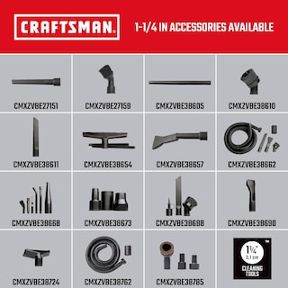 Foto 5 | Kit De Accesorios Para Aspiradora En Seco Y Húmedo Para Limpieza De Automóviles Craftsman Cmxzvbe38662 - Venta In