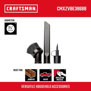 Foto 2 | Kit de Accesorios para Aspiradora en Seco y Húmedo Craftsman CMXZVBE38688 1,25 cm - Venta Internacional