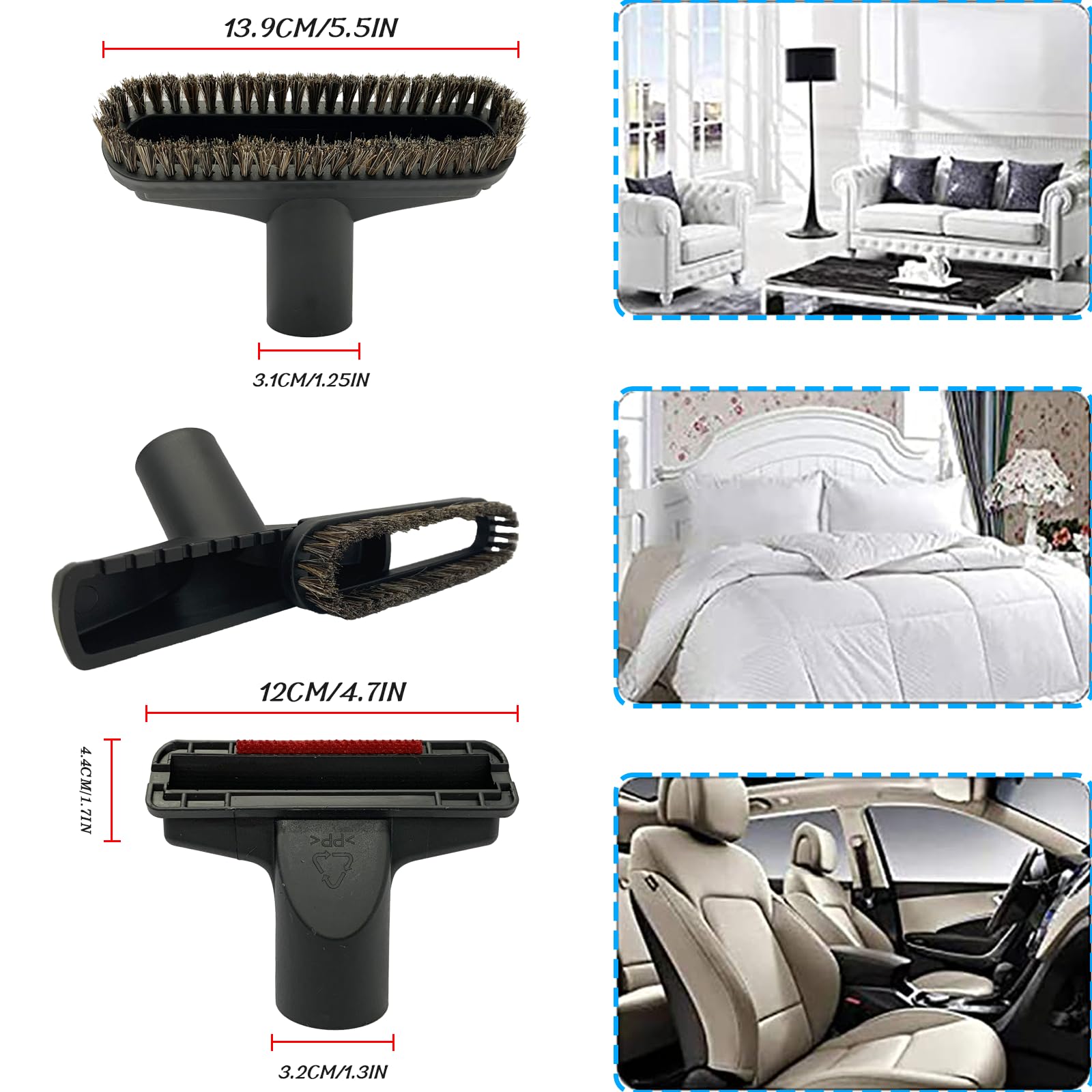 Foto 5 pulgar | Vacuum Accessories Pretec Wet Dry Shop Vac Set De 9 Cepillos - Venta Internacional.