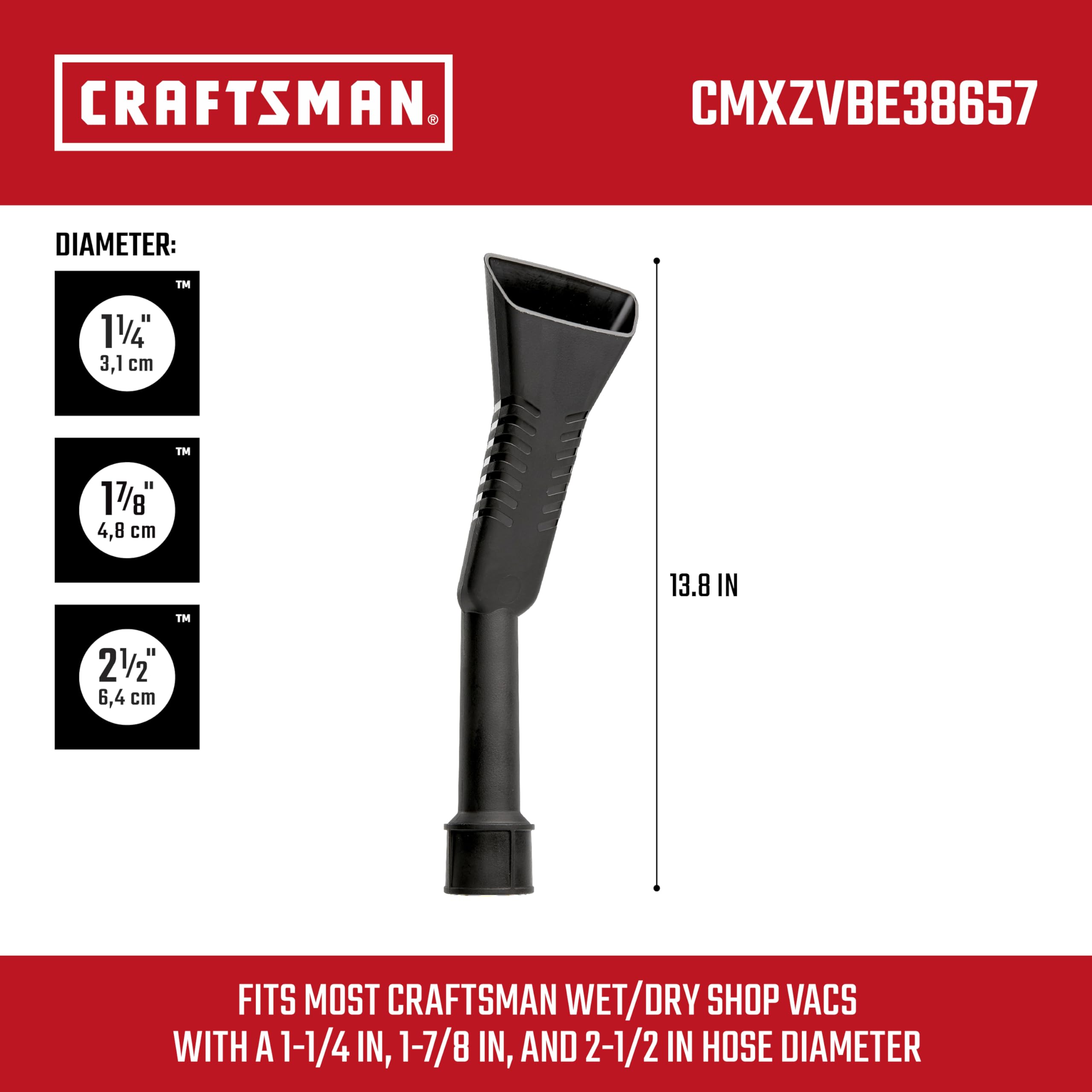 Foto 4 pulgar | Boquilla Con Forma De Garra Craftsman Cmxzvbe38657 Para Aspiradora En Húmedo Y Seco - Venta Internacional.