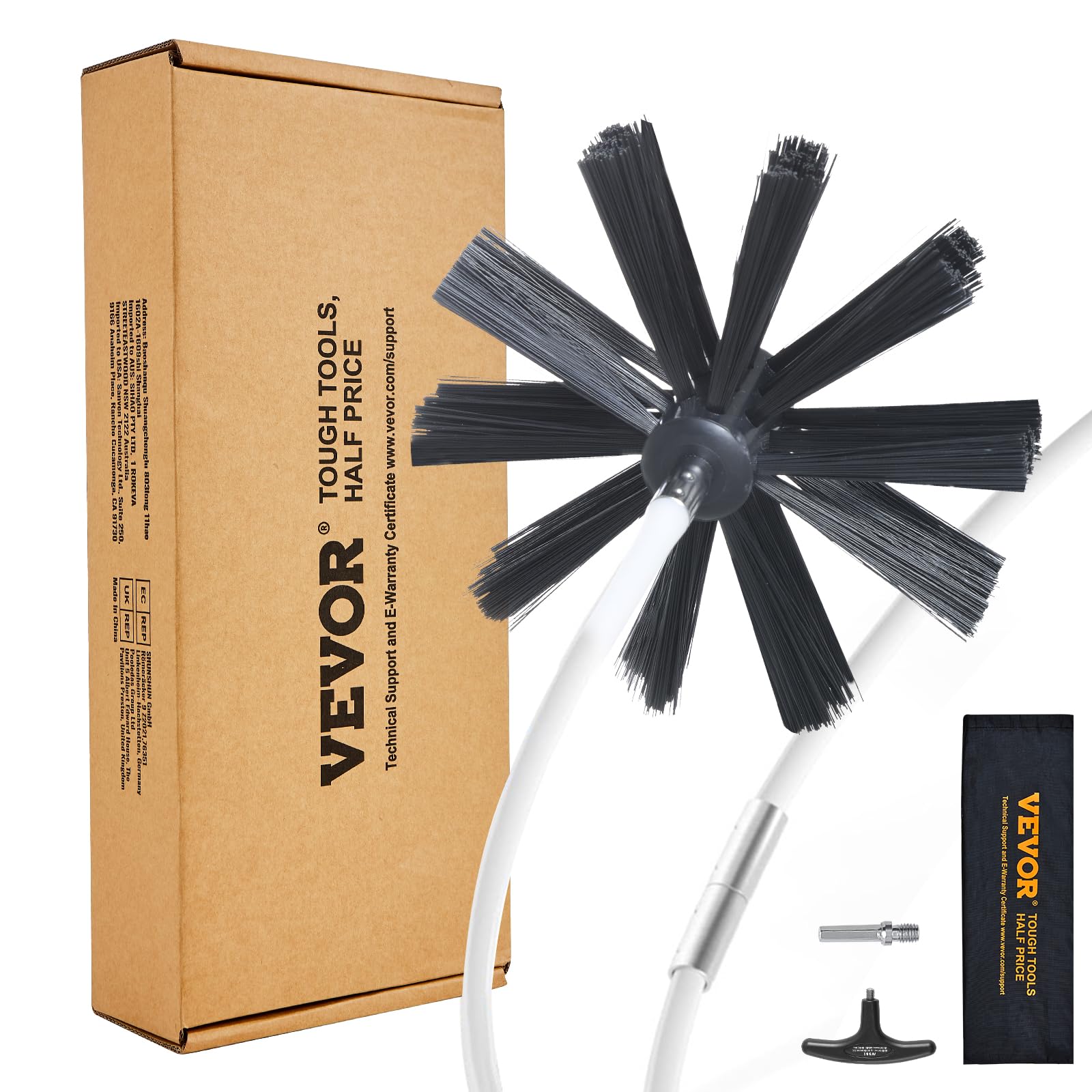 Foto 2 pulgar | Kit De Limpieza De Ventilación Para Secadora Vevor De 40 Pies Con 29 Piezas De Limpieza De Conductos - Venta Interna