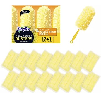 Foto 2 | Kit De Inicio Duster Swiffer Heavy Duty Con 17 Recambios Y Asa - Venta Internacional.