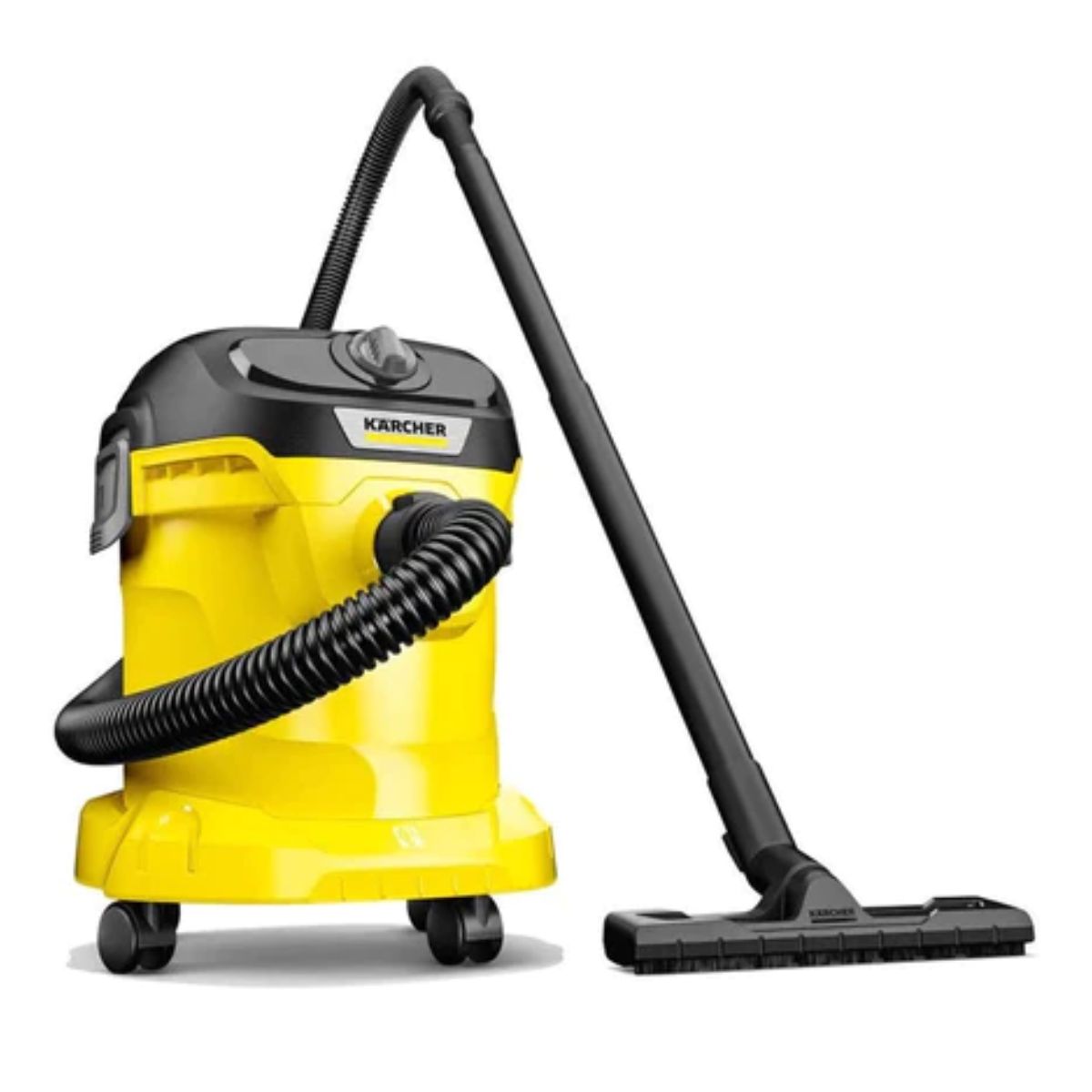 Aspiradora Karcher 15 Litros Seco y Húmedo KWD2 color Amarillo
