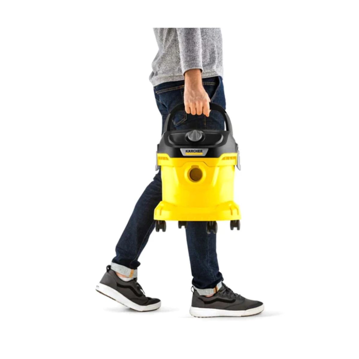 Foto 4 | Aspiradora Karcher 15 Litros Seco y Húmedo KWD2 color Amarillo