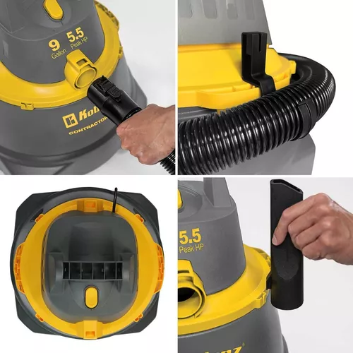 Foto 6 pulgar | Aspiradora 5.5hp 9gal Seco /Mojado Trabajo Koblenz 00-5764-6 - Amarillo