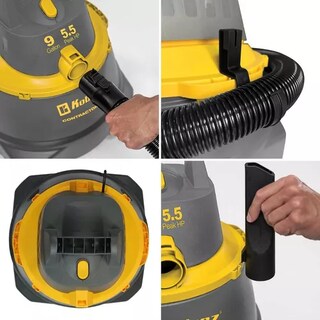 Foto 5 | Aspiradora 5.5hp 9gal Seco /Mojado Trabajo Koblenz 00-5764-6 - Amarillo