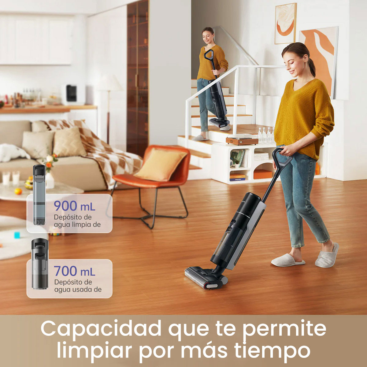 Foto 4 | Aspiradora en Seco y Húmedo Dreametech H12 Pro