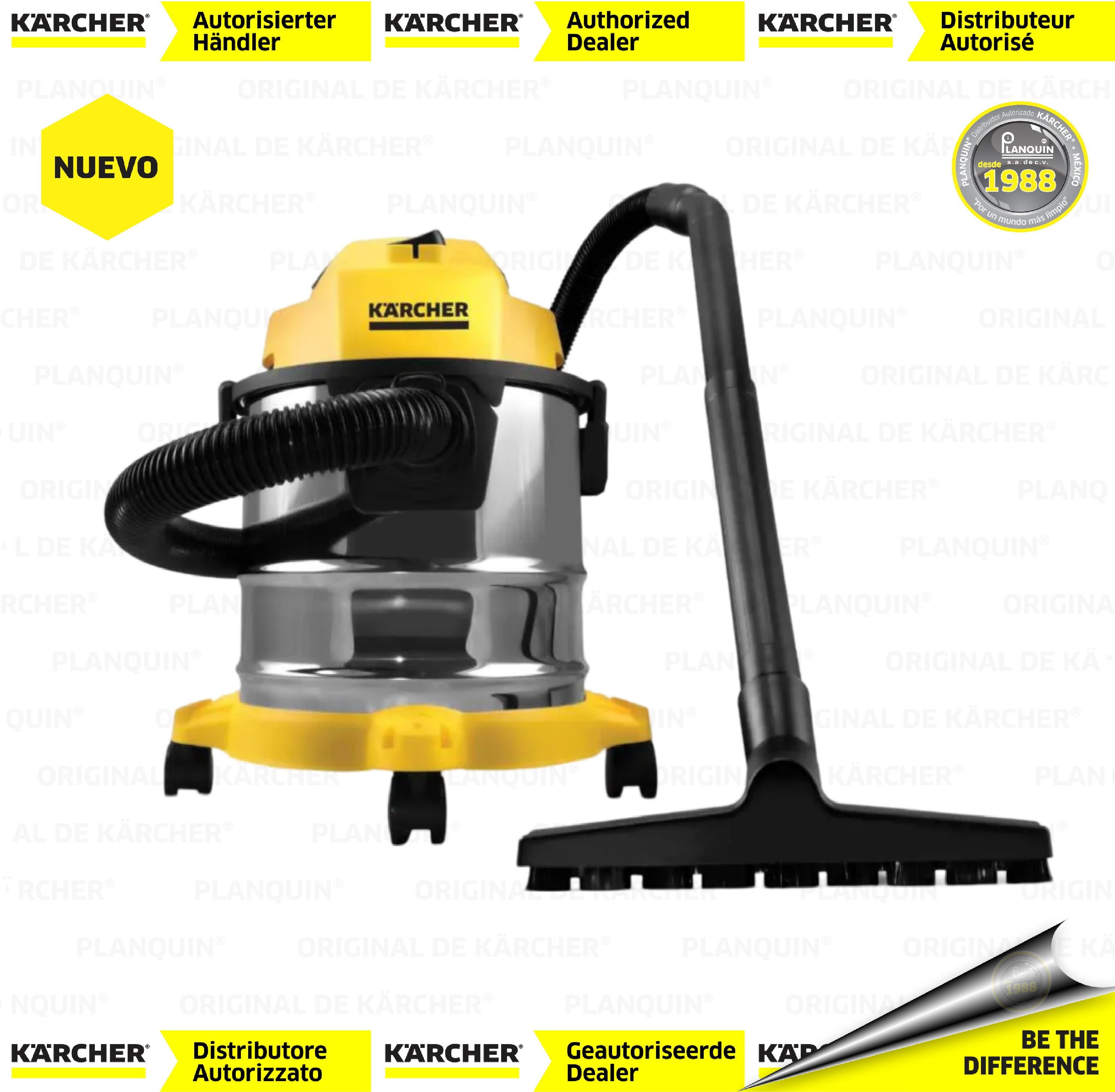 Foto 3 pulgar | Aspiradora Wdl 1s Original Karcher  Seco- Húmedo 12 L