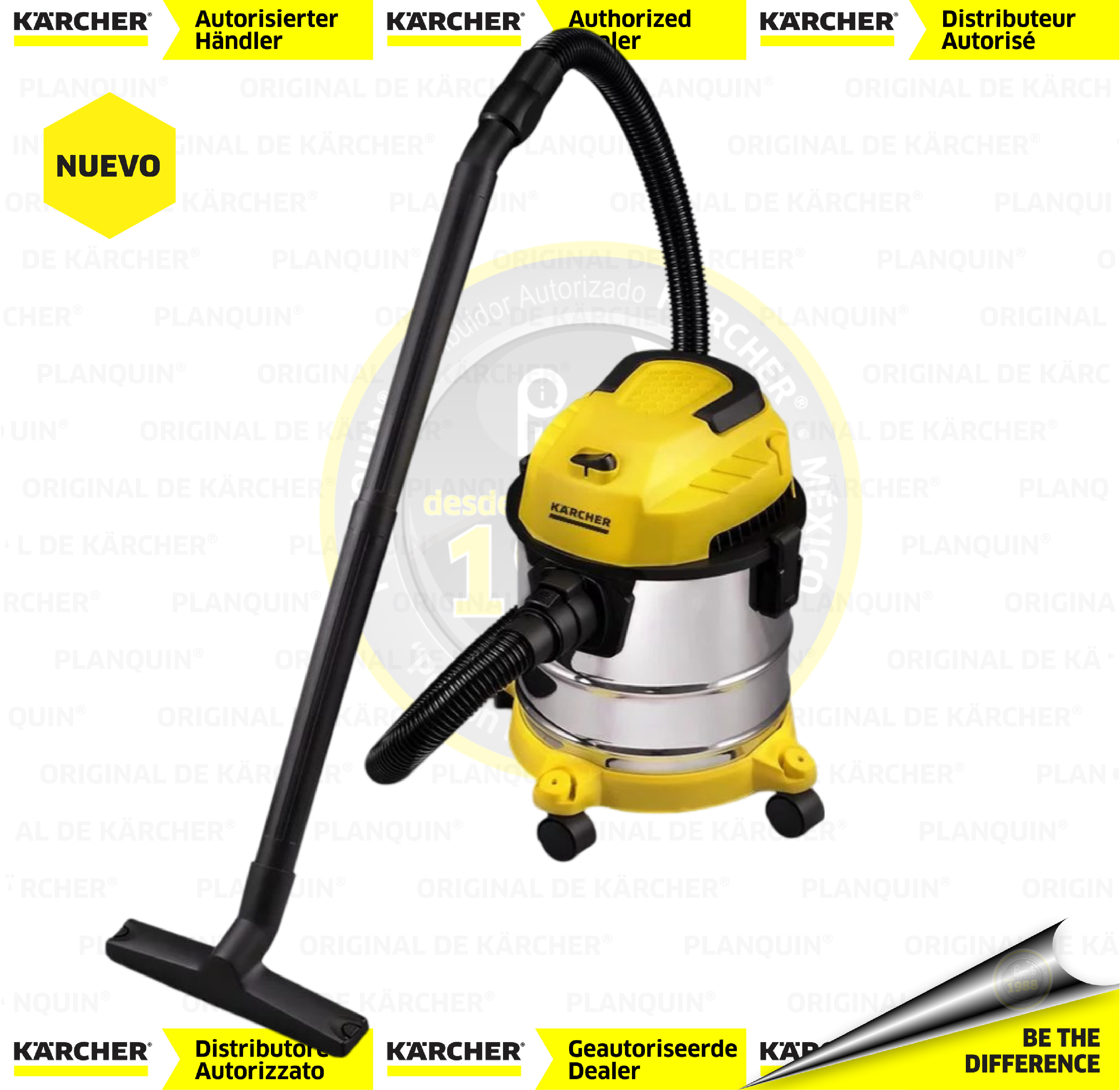 Foto 4 pulgar | Aspiradora Wdl 1s Original Karcher  Seco- Húmedo 12 L