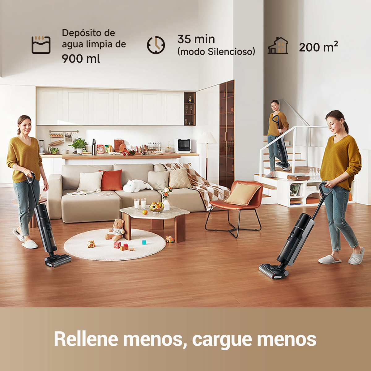 Foto 7 | Aspiradora en Seco y Húmedo Dreame G10 Pro