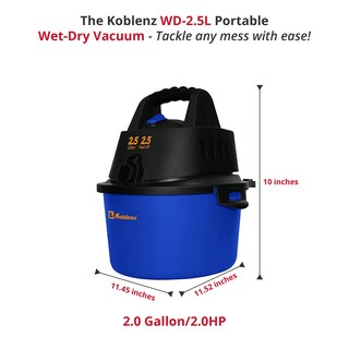 Foto 7 | Aspirador Koblenz Wd-2.5 L Portátil 2,5 Hp - Venta Internacional