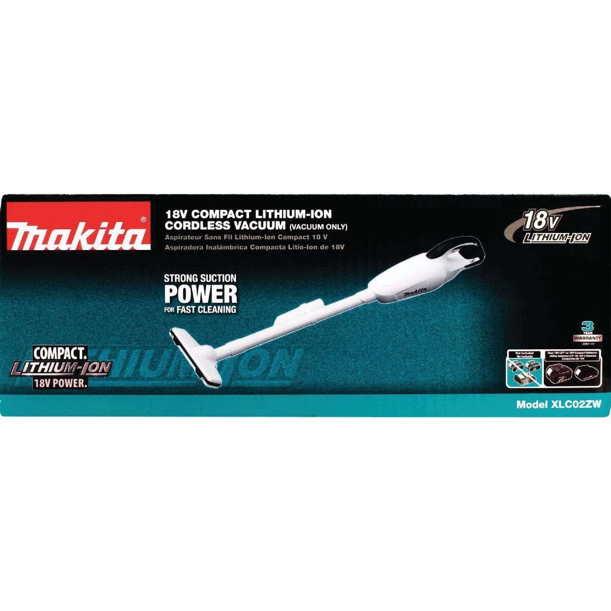 Foto 8 pulgar | Aspirador Makita Xlc02zw 18v Lxt Litio-ion Blanco - Venta Internacional.