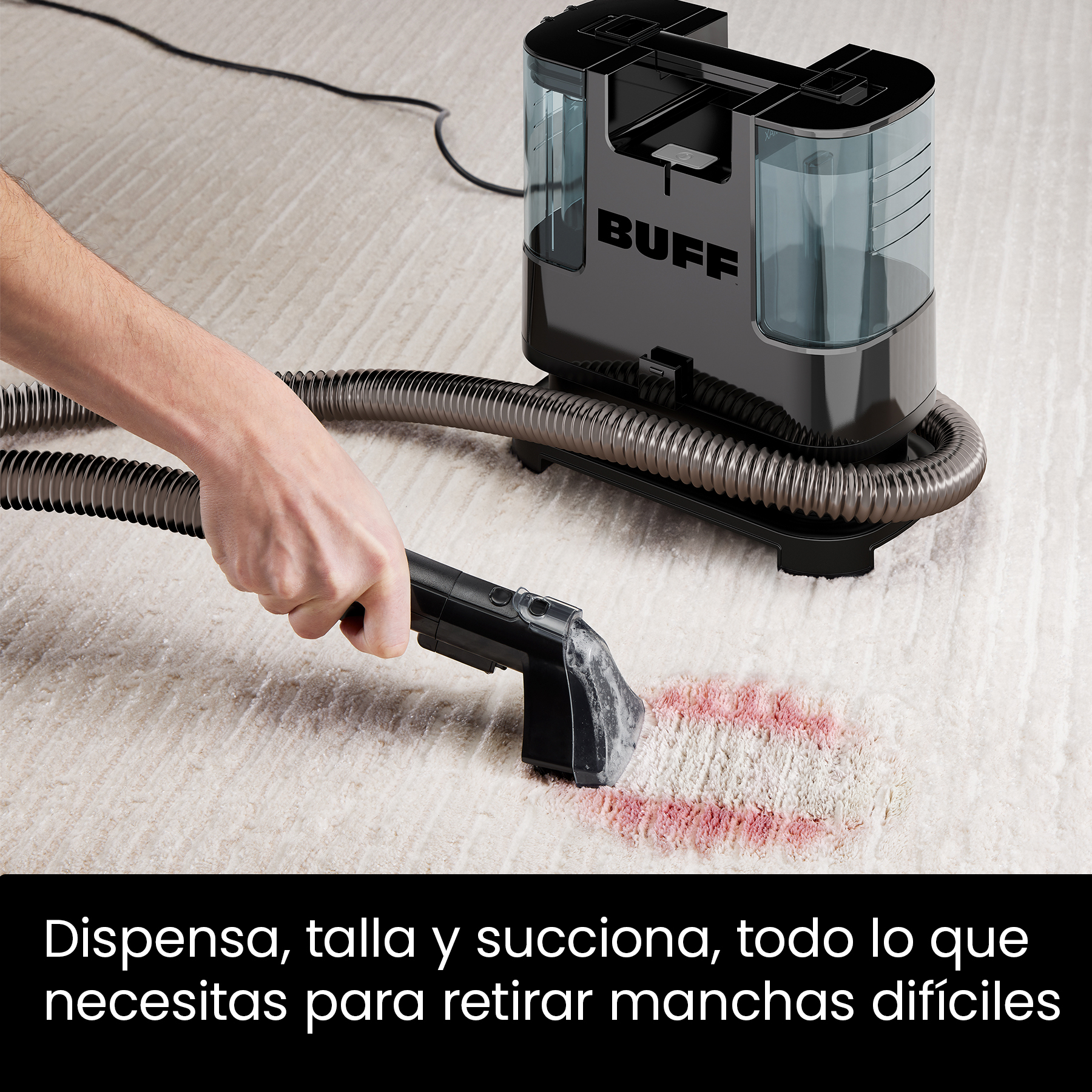 Foto 4 pulgar | Chefman - Buff - Spotjet Mini Limpiador Portátil De Alfombras Y Quitamanchas