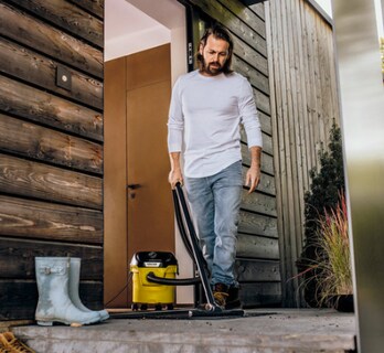 Foto 3 | Aspiradora Karcher Kwd 1*mx Para Solidos Y Liquidos 1000 W 12l Amarillo