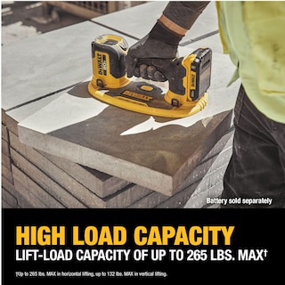 Foto 7 | Elevador De Succión Dewalt Grabo Dce592b 20v Max Inalámbrico 120 Kg - Venta Internacional.