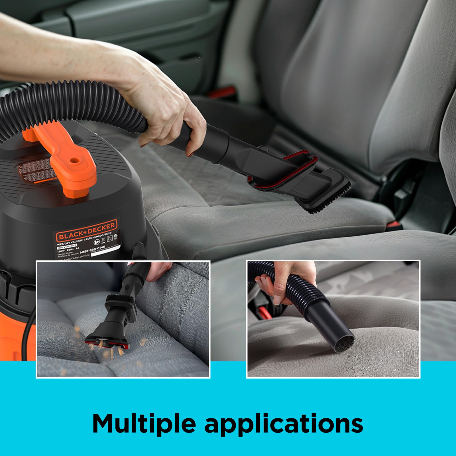 Foto 7 pulgar | Aspirador De Taller Black+decker Bdxv18910p-3 11.4l 3.0 Peak Hp - Venta Internacional.
