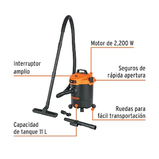 Foto 2 | Aspiradora Seco Mojado 3 Gal 3 Hp 127 V 102962 Truper