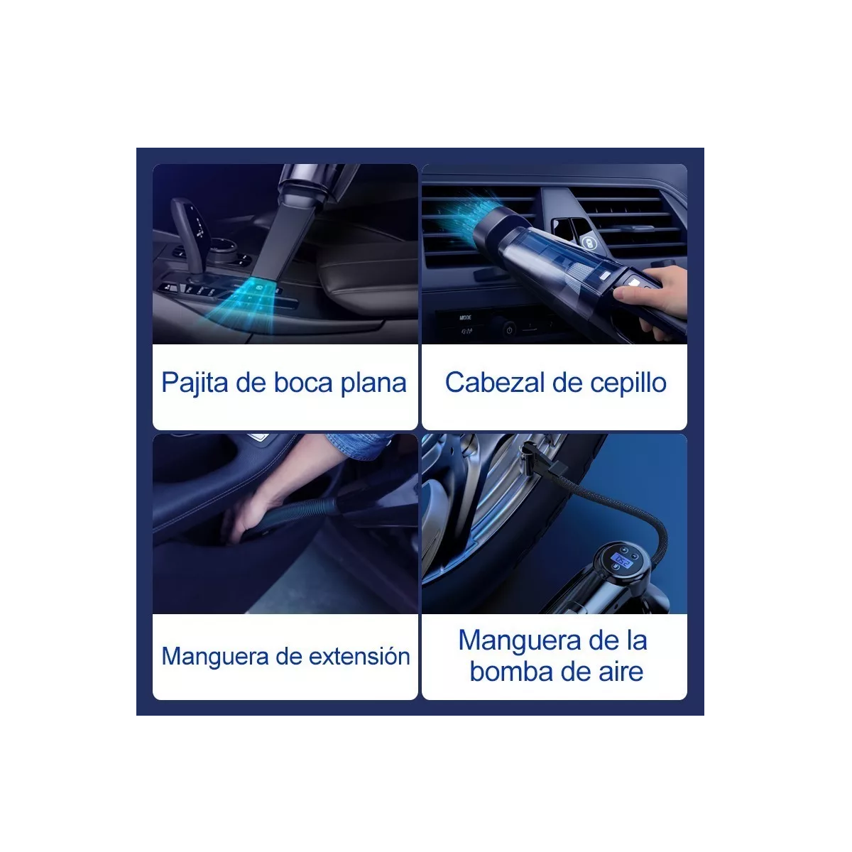 Foto 5 pulgar | Aspirador De Coche Eo Safe Imports Esi-8748 Negro