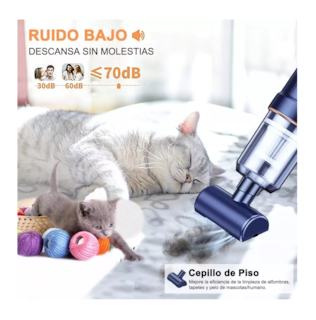 Foto 4 | Miniaspiradora de Mano Belug Inalámbrica Azul