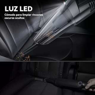 Foto 3 | Aspirador De Mano Portátil Para Hogar Y Automóvil Luz Led Eo Safe Imports Esi-10243 Negro
