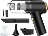 Aspiradora De Mano Para Coche Y Hogar 10000pa Inalámbrica Portatil 120w Usb Recargable Color Negro