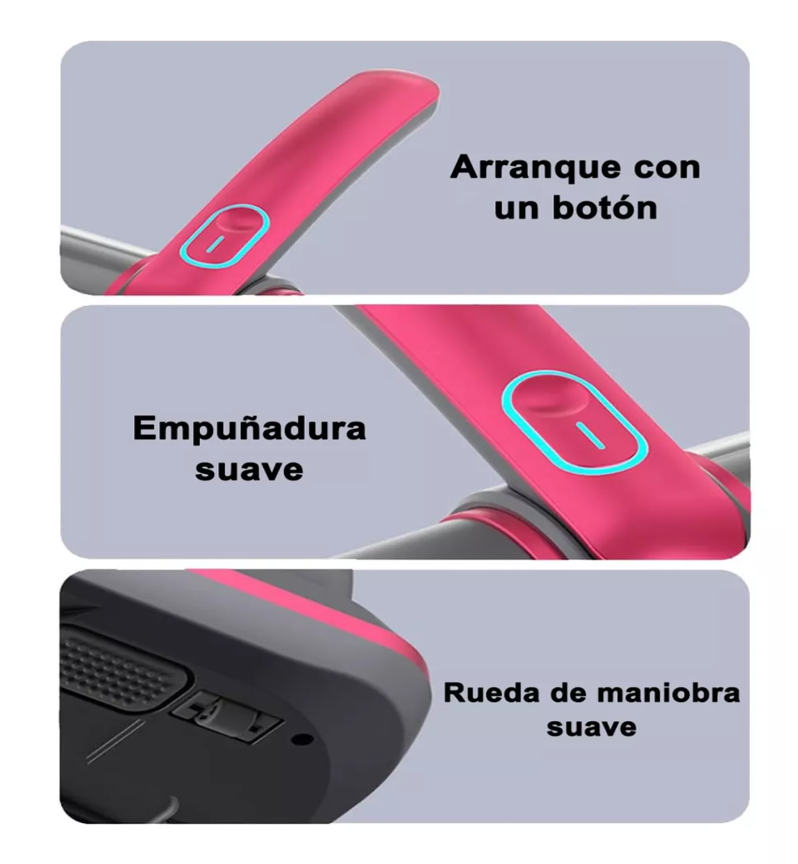 Foto 3 pulgar | Aspiradora de Cama Belug 8000 Pa con Luz UV con Eliminación de Ácaros Negra/Morada