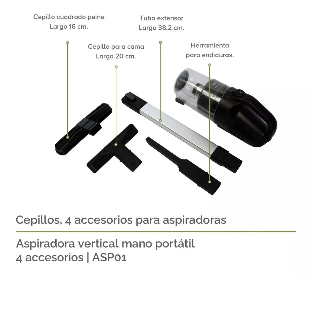 Foto 4 pulgar | Aspiradora De Mano Portátil Sin Cables  Eo Safe Imports Esi-13617 Negro