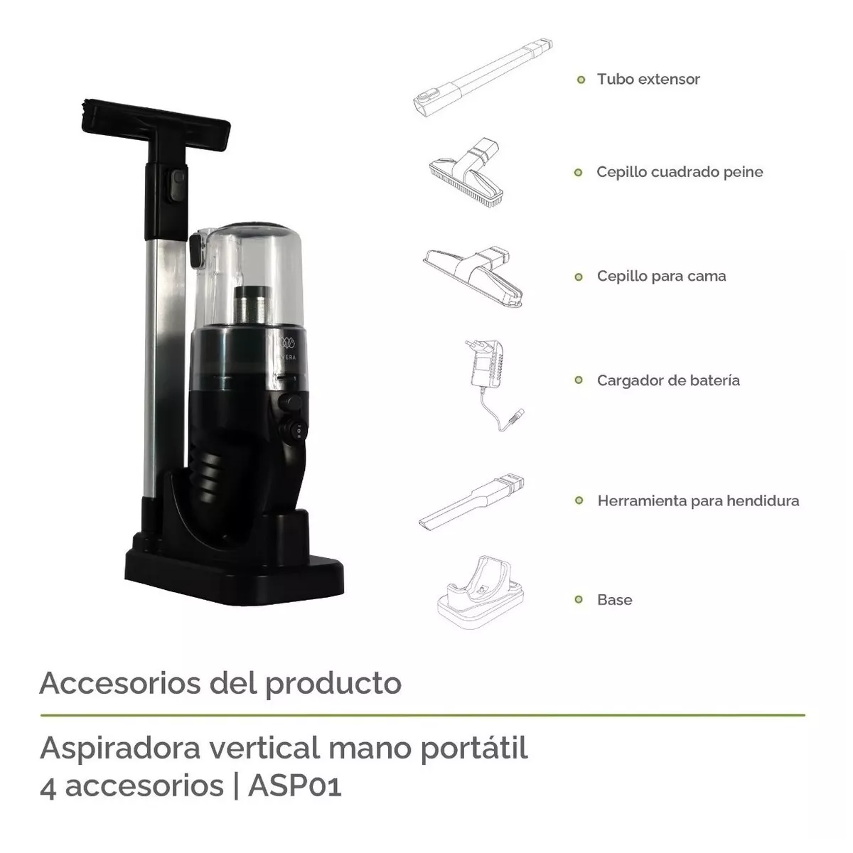 Foto 5 pulgar | Aspiradora De Mano Portátil Sin Cables  Eo Safe Imports Esi-13617 Negro