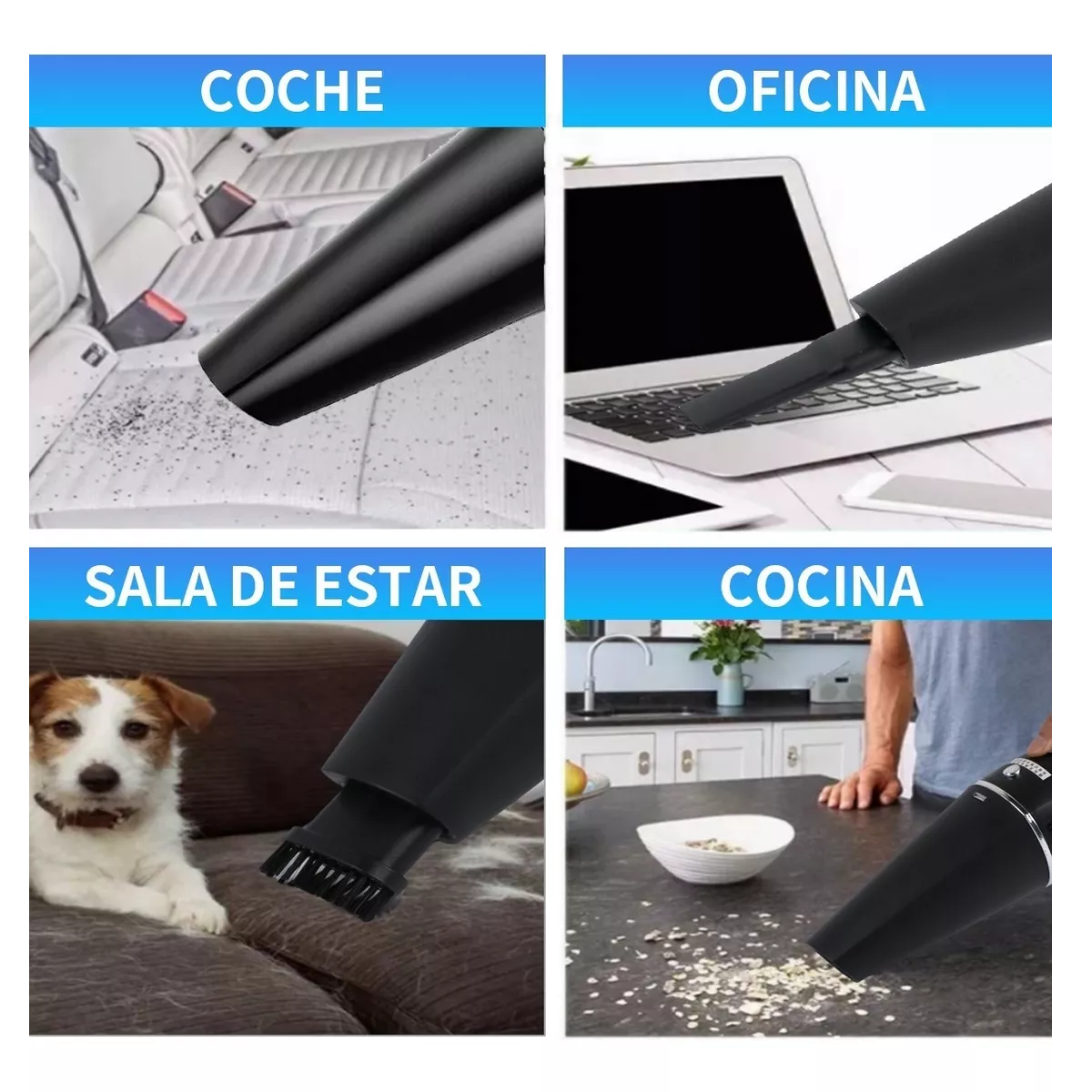 Foto 4 pulgar | Aspiradora De Mano Portátil Inalámbrica Electrodomestico Eo Safe Imports Esi-15117 Negro