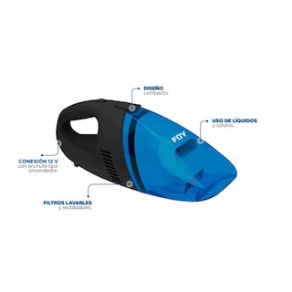 Foto 2 | Aspiradora Portátil Para Automóvil 300 Ml 12v Surtek Asp33