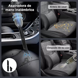 Foto 3 | Aspiradora Inalambrica De Mano Aspirador Para Cama Auto Eo Safe Imports Esi-17216 Gris