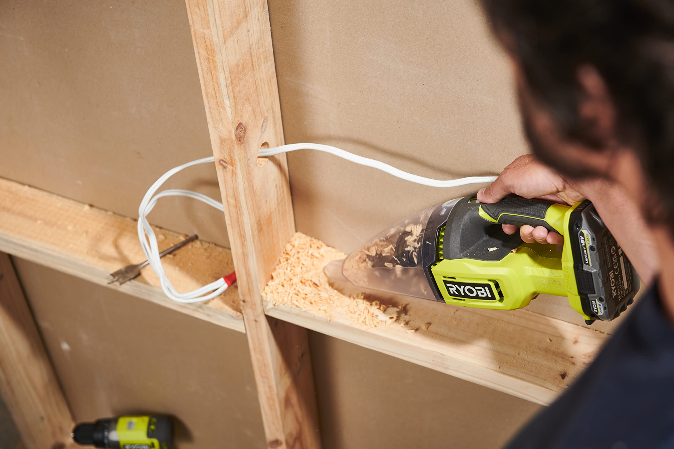 Foto 3 pulgar | Aspirador De Mano Ryobi Rhv18-0, 18 V, 600 Ml, Colector - Venta Internacional.