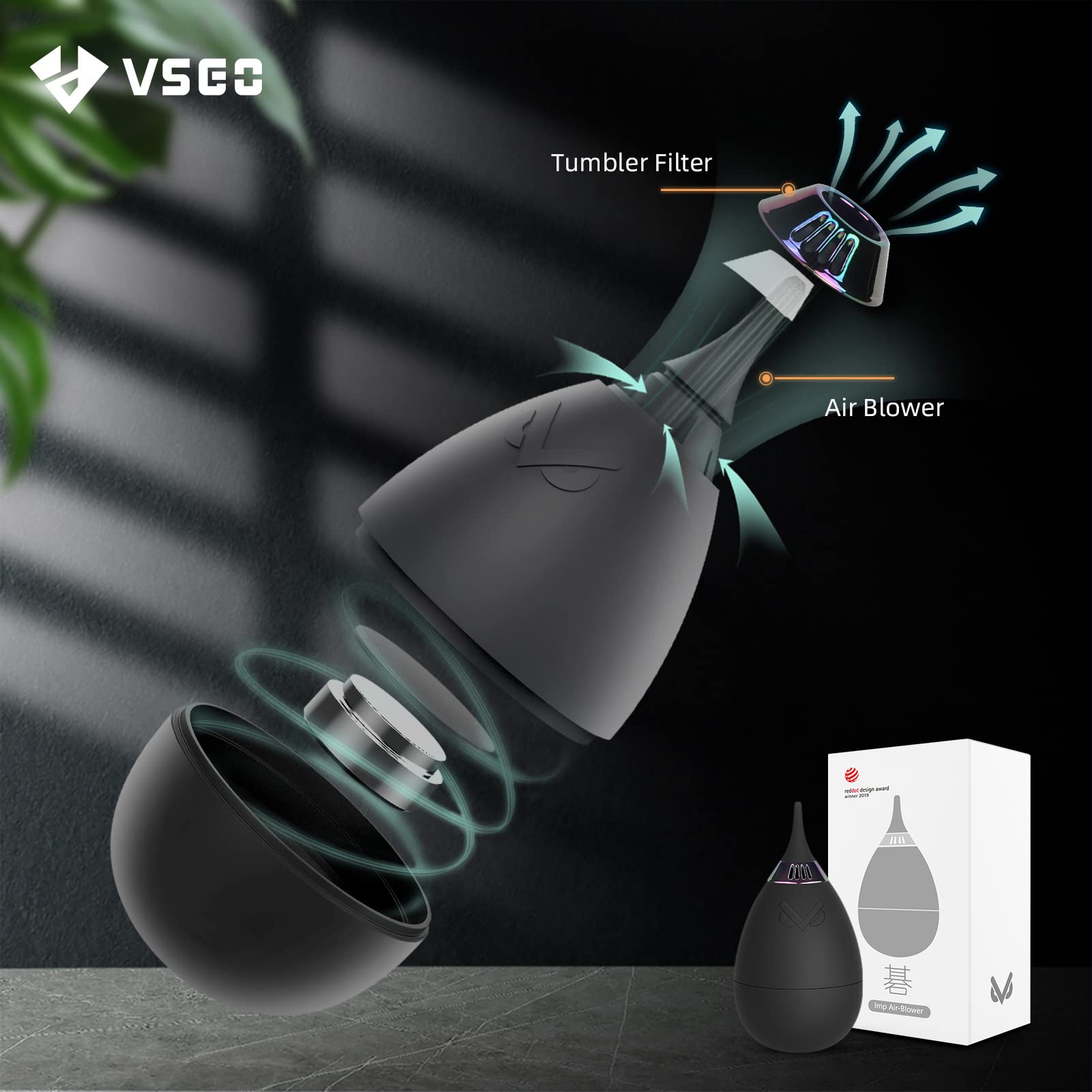 Foto 3 pulgar | Soplador De Limpieza De Cámara Vsgo V-b013e Con Diseño De Vaso Con Filtro - Venta Internacional.