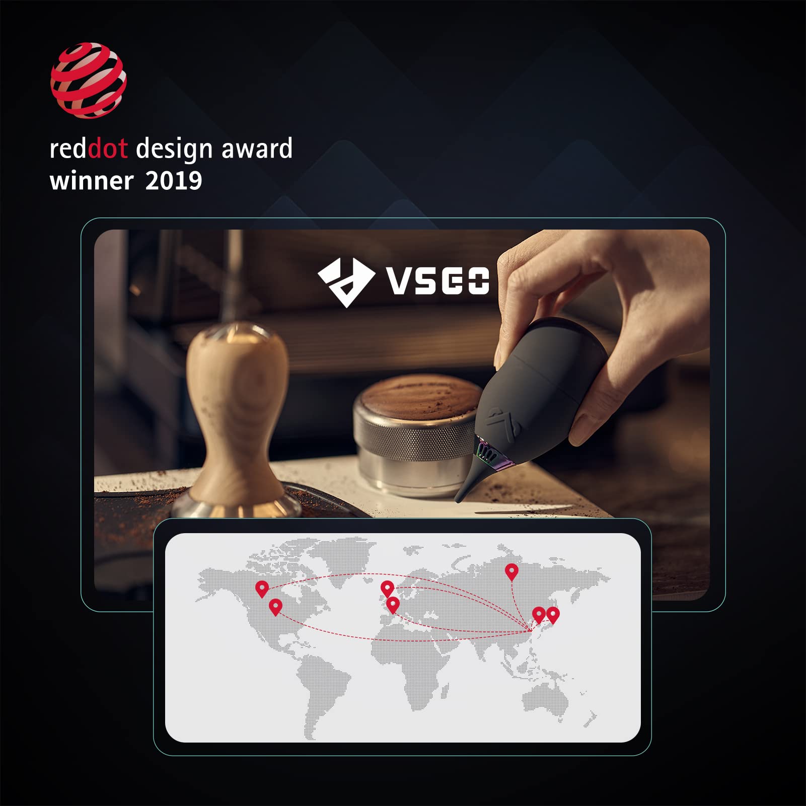 Foto 8 pulgar | Soplador De Limpieza De Cámara Vsgo V-b013e Con Diseño De Vaso Con Filtro - Venta Internacional.