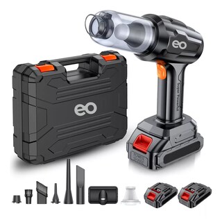 Foto 1 | Aspiradora De Mano Inalámbrica Para Automóvil, Portátil Con Succión Eo Safe Imports Esi-15118-1 Negro