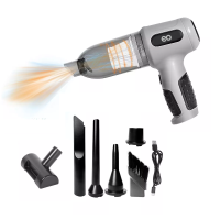 Foto 2 pulgar | Aspiradora Para Auto Mini Portátil De Mano Inalámbrica Eo Safe Imports Esi-15115-1 Gris