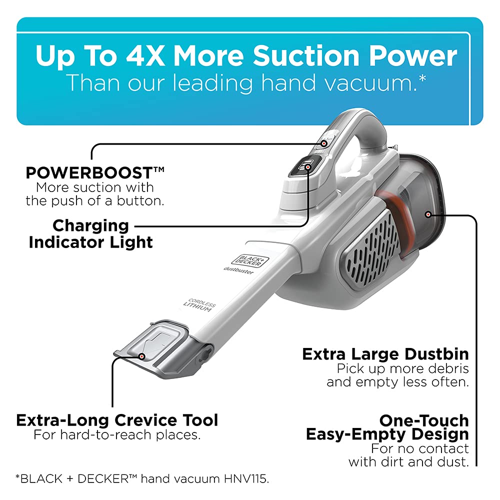 Foto 3 pulgar | Aspirador De Mano Black+decker Dustbuster Hhvk320j10 - Venta Internacional.