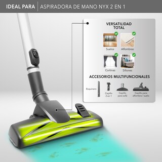 Foto 8 | Rca Aspiradora De Mano Nyx Rc-a1 – 2 En 1 Para Hogar Y Auto Con Succión Potente, Cable De 5 M, Tanque Removible De 0.