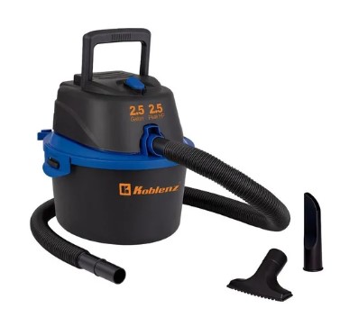 Foto 2 pulgar | Aspiradora Koblenz Wd25 Ma De Bote Seco/mojado Cap 2.5 Gal Negro Con Azul