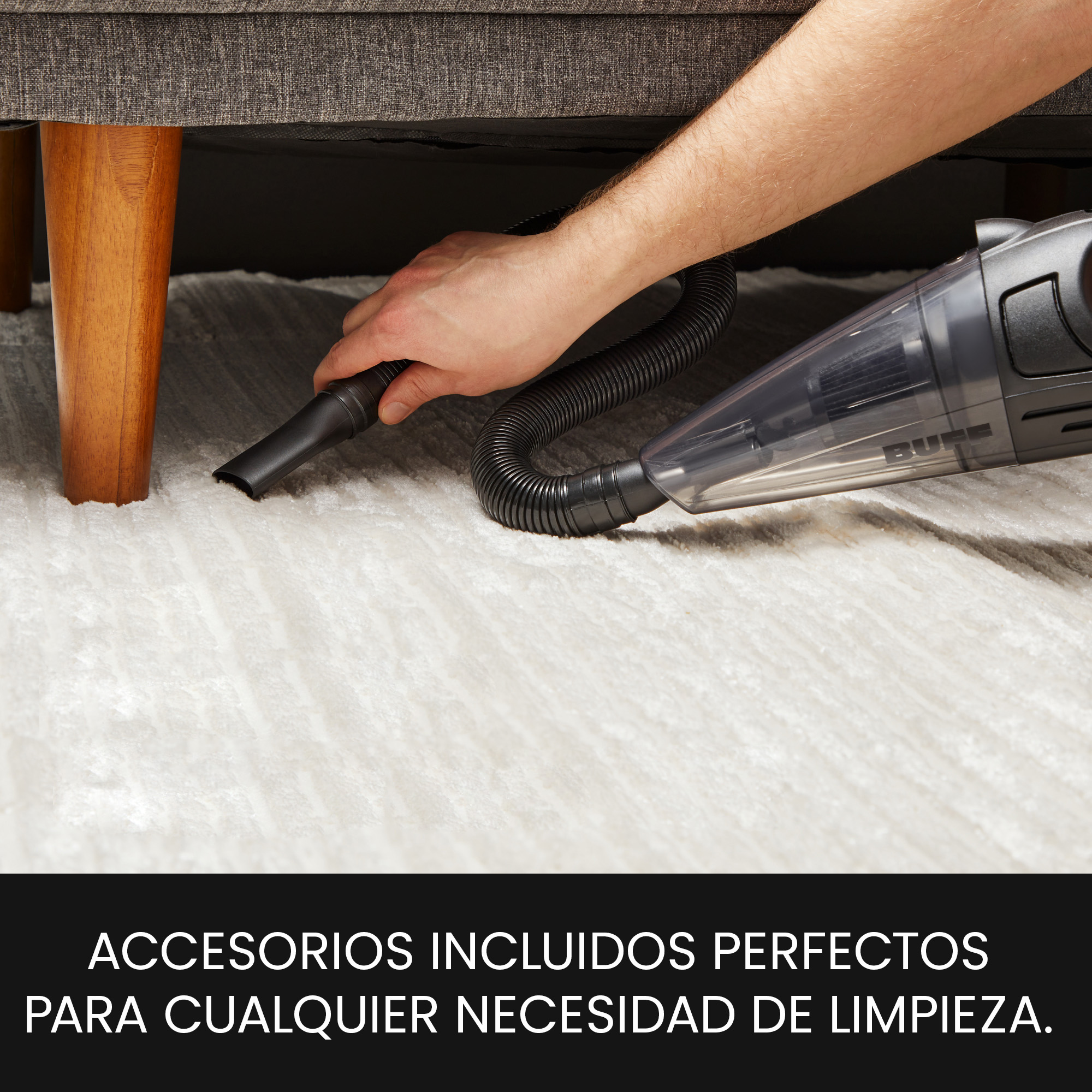 Foto 4 pulgar | Chefman - Buff - Aspiradora De Mano Portátil – Inalámbrica, Recargable Con Luz Led