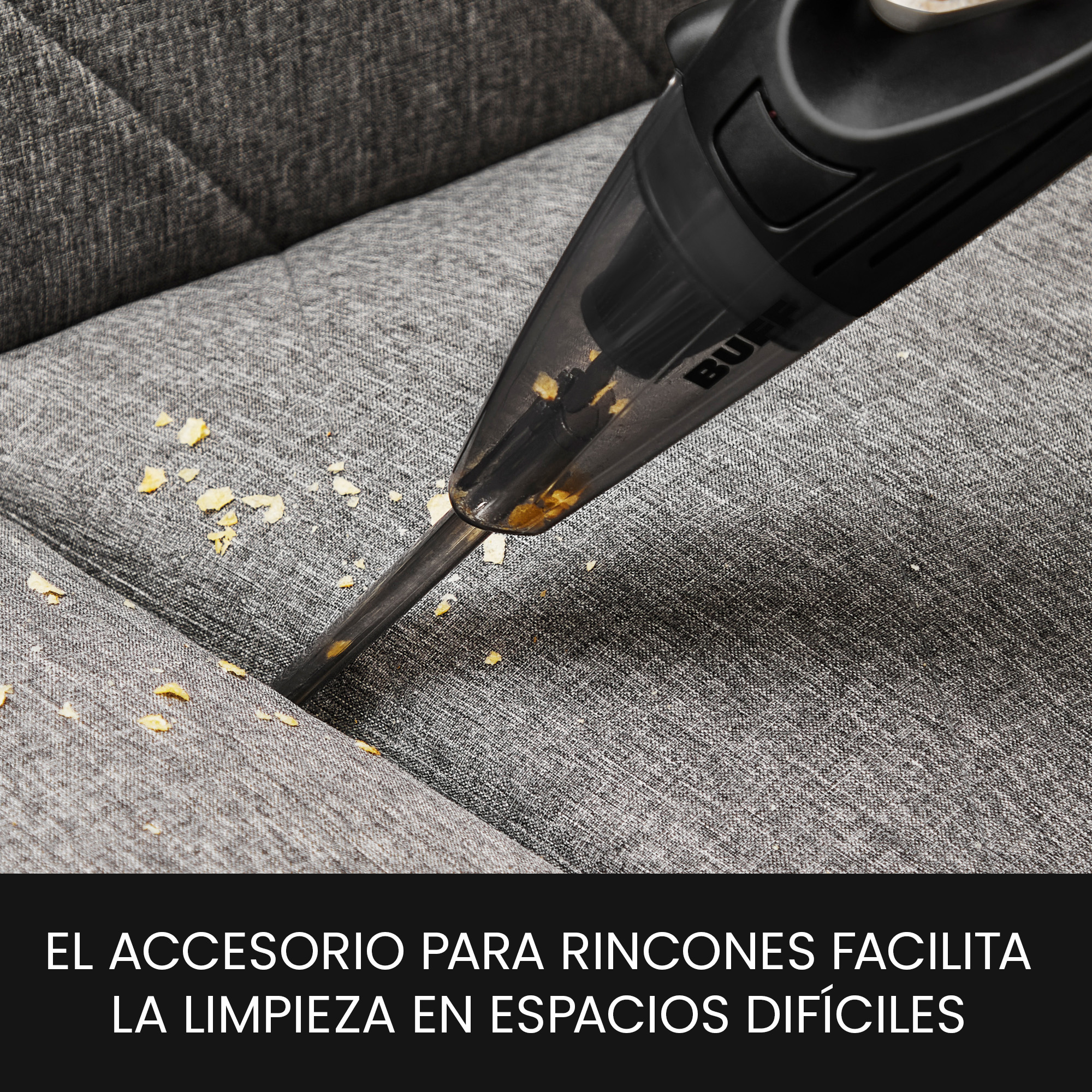 Foto 6 pulgar | Chefman - Buff - Aspiradora De Mano Portátil – Inalámbrica, Recargable Con Luz Led